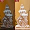 Glitzhome® 17.75" Christmas Lighted Resin Gingerbread House Table Decor